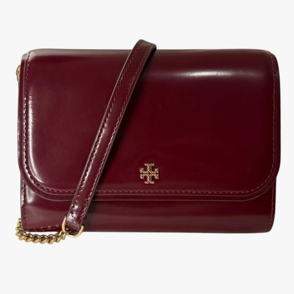 Tory Burch Wine Crossbody Bag - Picture 1 of 8